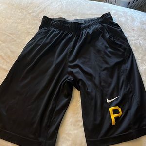 Black Nike Pirates Athletic Shorts
